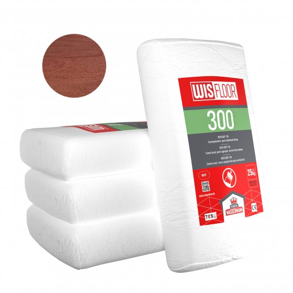 WISFLOOR® 300 (KIRMIZI) ÇİMENTO ESASLI, KORUND AGREGALI BETON YÜZEY SERTLEŞTİRİCİSİ