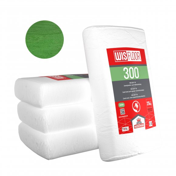 WISFLOOR® 300 (YEŞİL) ÇİMENTO ESASLI, KORUND AGREGALI BETON YÜZEY SERTLEŞTİRİCİSİ