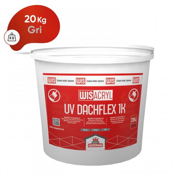 WISACRYL® UV DACHFLEX 1K Elastische, Acryl-elastomerbasierte Abdichtung Für Flachdächer, Lösemittelfrei.