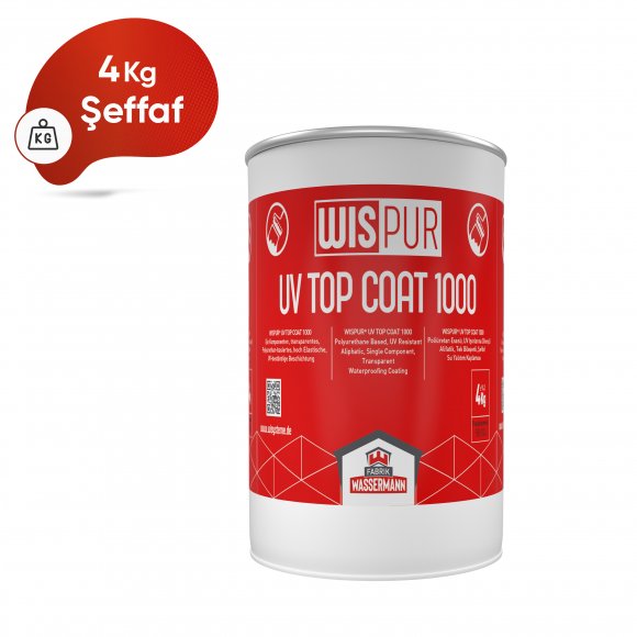 WISPUR® UV TOP COAT 1000 Ein Komponenten, transparentes, Polyurethan-basiertes, hoch Elastische, UV-beständige Beschichtung