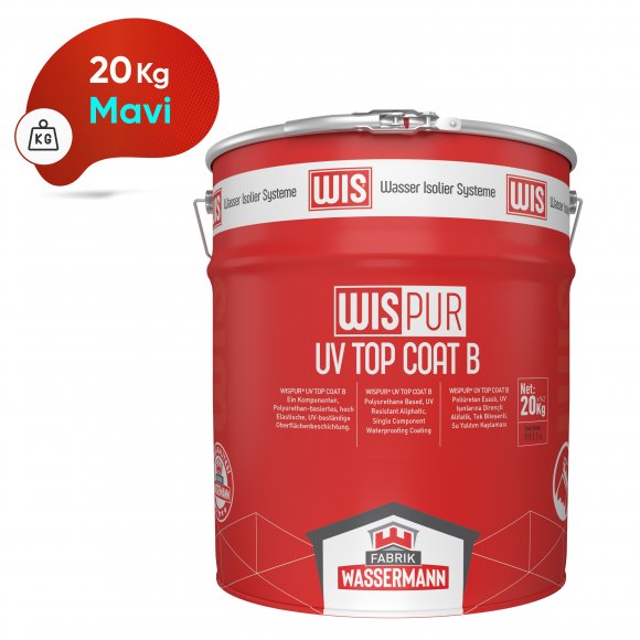 WISPUR® UV TOP COAT B Ein Komponenten, Polyurethan-basiertes, hoch Elastische, UV-beständige Oberflächenbeschichtung