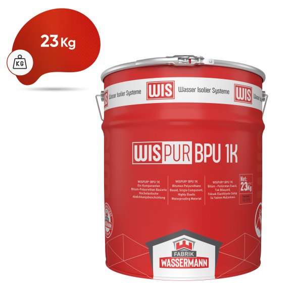 WISPUR® BPU 1K Bitumen Polyurethane Based, Single Component, Highly Elastic Waterproofing Material