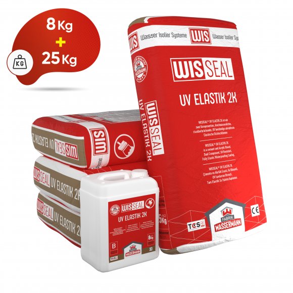 WISSEAL® UV ELASTIK 2K Ein Komponenten Bitum-Polyurethan Basierte Hochelastische Abdichtungsbeschichtung