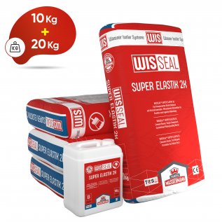 WISSEAL® SUPER ELASTIK 2K Zwei Komponenten, druckwasserdichte, rissüberbrückende, abriebfeste superelastische Dichtschlämme